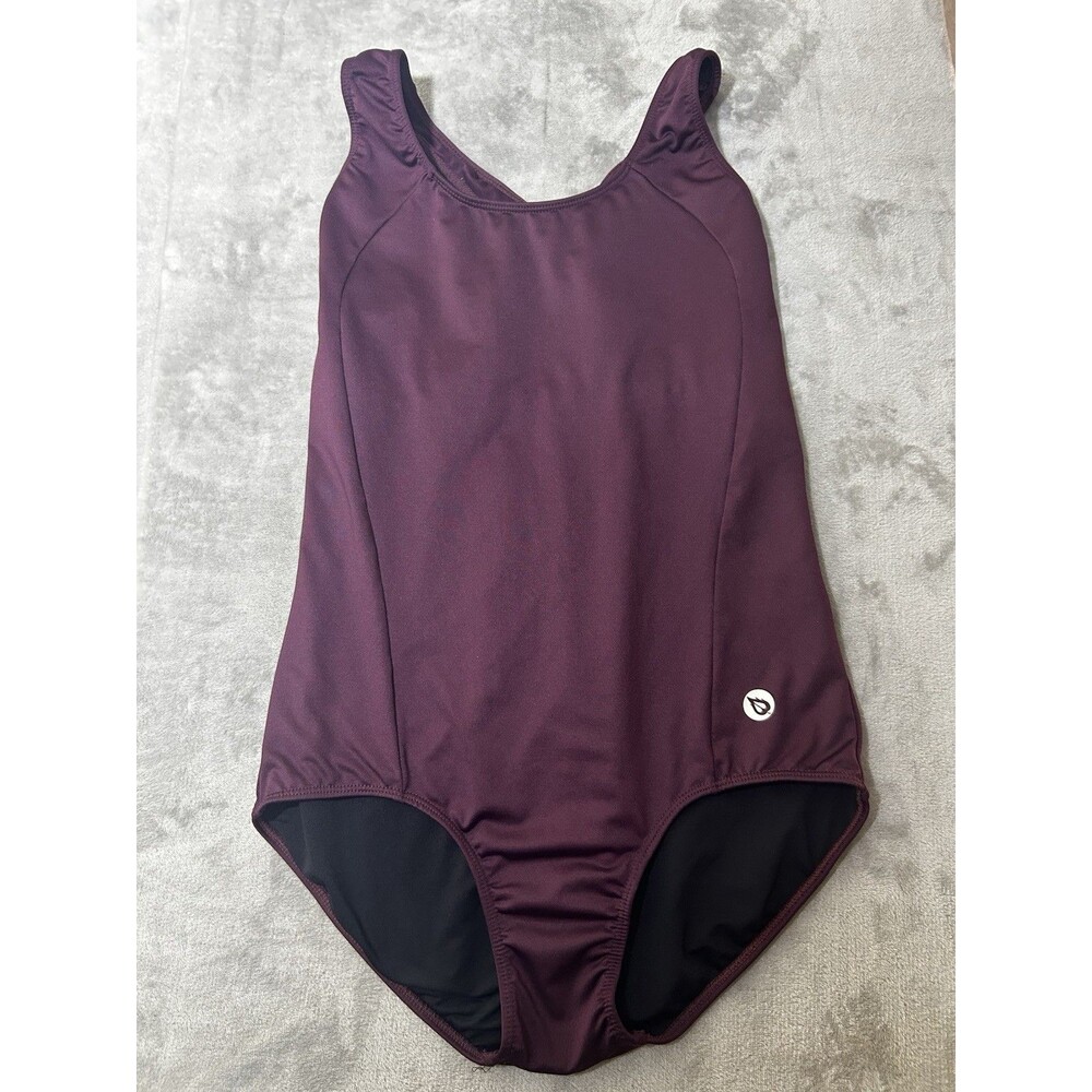 Baleaf Women's One Piece Swimsuits Athletic Racerback Maroon Training Swimsuit